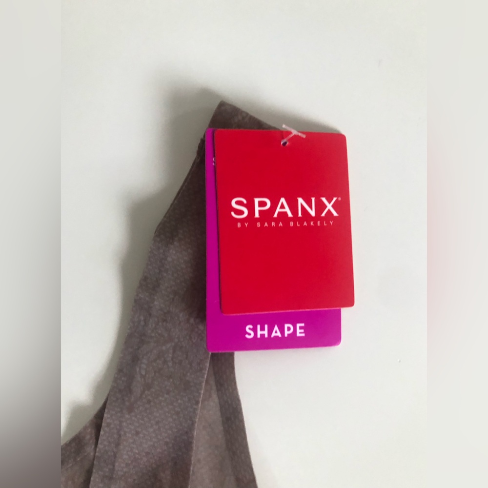 SPANX Gray Patterned Tank Top - Picture 3 of 6